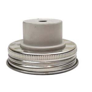 Cap with brush seal, for 940 ml container / can