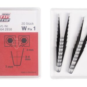 W Fix blade, 3-4 mm, for Rubber Cut tyre cutting machine, 20 pcs.